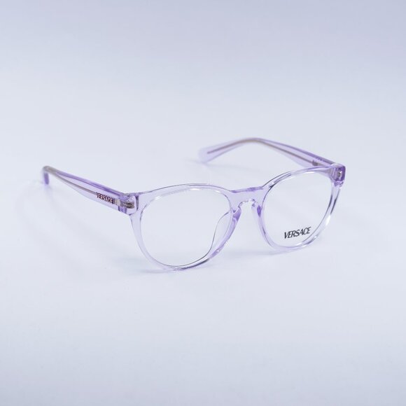 Versace Kids VK3321U 5372 Eyeglasses Pink Transparent 48mm Cat Eye Frame - Picture 1 of 11